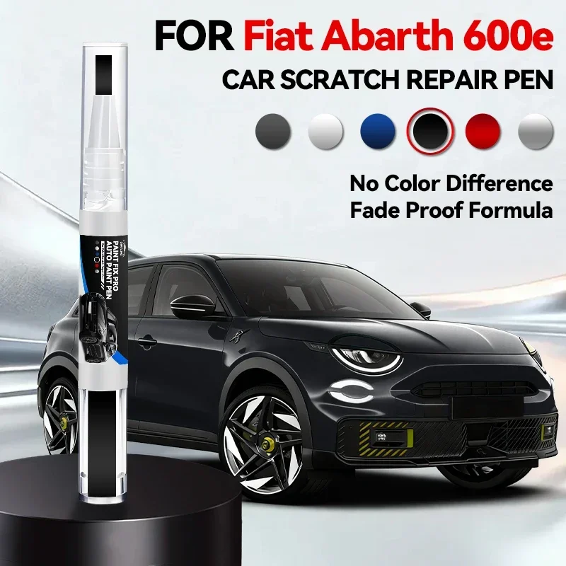 Bolígrafo de Reparación de Pintura para Vehículos de Uso Exclusivo, para FIAT Abarth 600E 2024-2025, Accesorios para Reparación de Arañazos de Pintura, Rojo 159 Blanco G