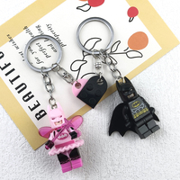 2pcs Beautiful Handmade 3D Bat Couple Keychain Fairy Figure Pendant Phone Key Ring Backpack Accessory Gifts for Him Y2K Jewelry