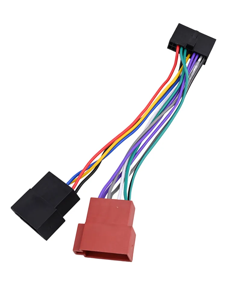 20 Pin Radio Connector Car Radio Wire Harness Compact And Lightweight For Car Audio Upgrade Optimal Audio Performance