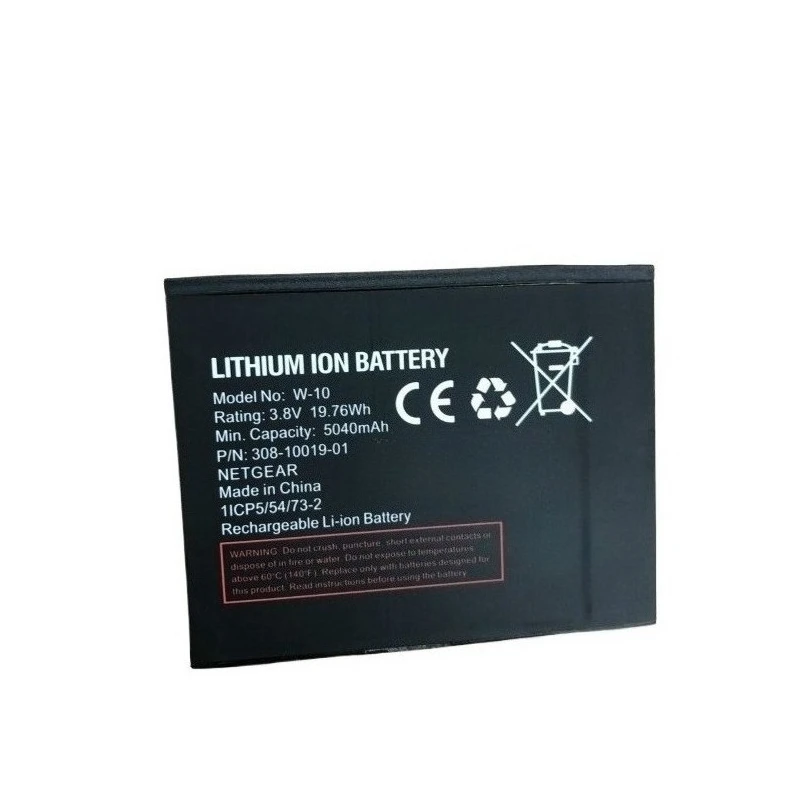 Nouvelle batterie Lithium-lon Rechargeable haute capacité 3.8V 5040mAh W-10 batterie de remplacement pour Netgear Nighthawk M1 MR1100 W10