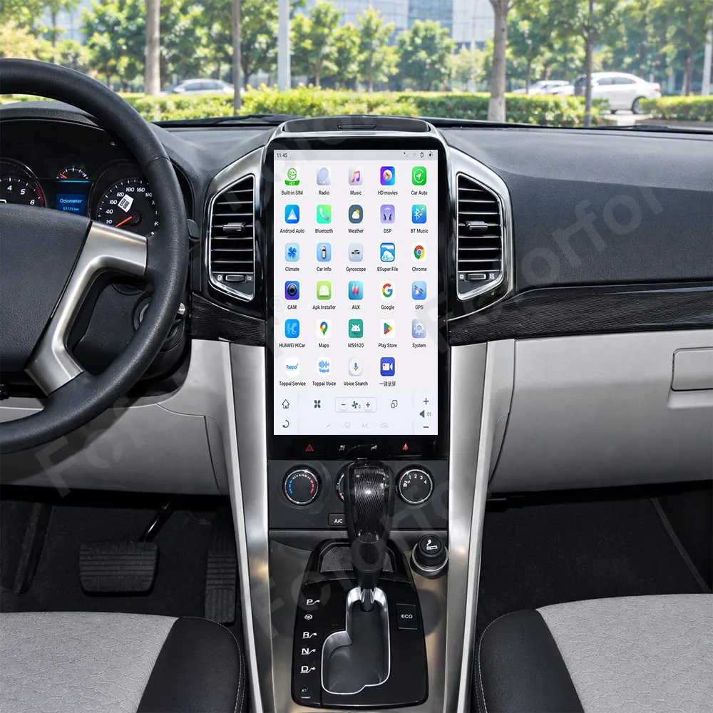 13.6 Inch Android 13 For Chevrolet Captiva 2013-2017 Vertical Tesla Screen Car GPS Navigation Multimedia Player Radio Head Unit