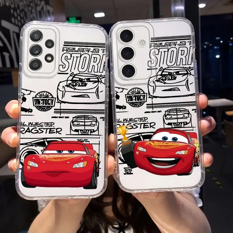 เคสโทรศัพท์ลายดิสนีย์ไลท์นิ่งแมคควีนสำหรับ Samsung Galaxy A14 A25 A33 A55 A23 A34 A35 A36 A13 A26 A24 A73 A54 A15 A56