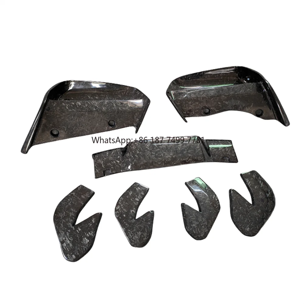 

Used for . I8 Upgrade EB Style Forged Pattern Rear Lip Bumper Diffuser Rear Diffuser External Body Kit