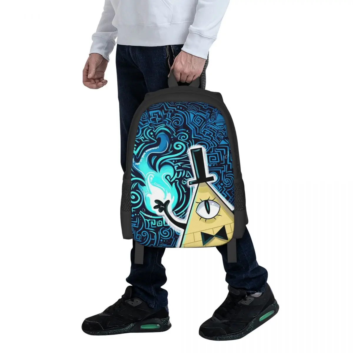 Cartoon Gravitys Falls Student Backpack School Bag Hiking Travel Daypack for Boys Girls Fashion Bookbag Shoulder Bags