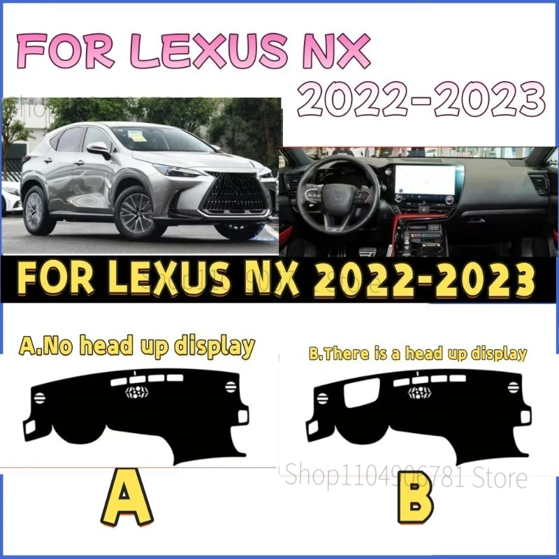 

Для LEXUS NX 2022-2023 автомобильный коврик для приборной панели, коврик для приборной панели, козырек от солнца, чехол для приборной панели, аксессуары для ковров