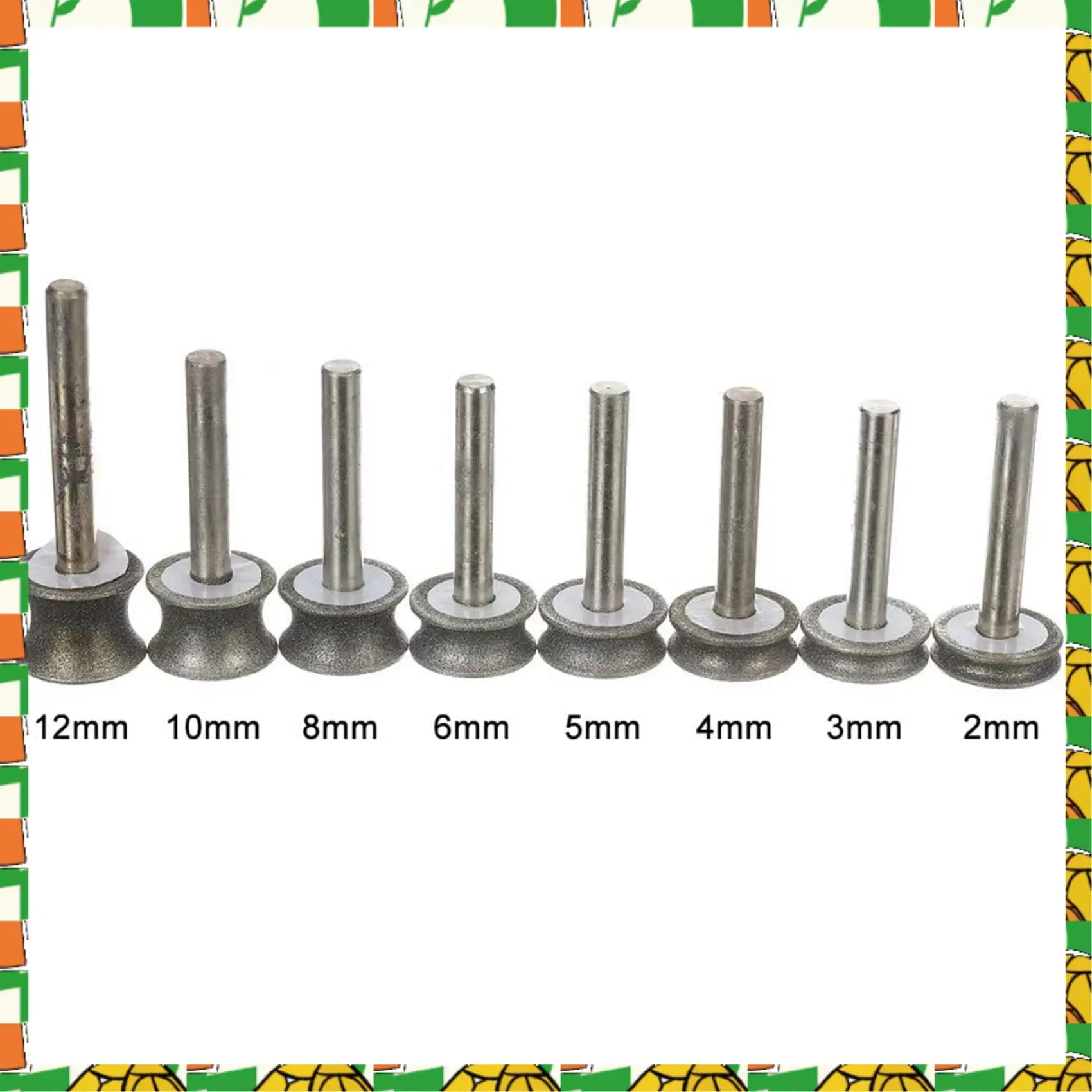

Professional Tool Diamond Grinding Wheel Grinding Wheel For Glass Airplane Straight Edge Chamfer 6Mm Shank