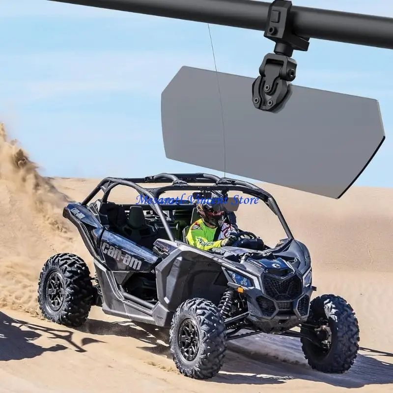 A70F UTV Sun Visor Universal UTV Accessory Anti-Glare Polarized Sun Protections Visor