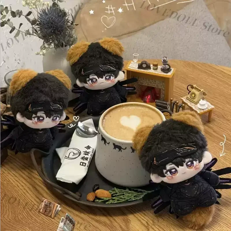 

Плюшевая игрушка-кукла Калеб из аниме-игры Love and Deep Space, 10 см, милая модель, декоративная фигурка, брелок для ключей, игрушка для косплея