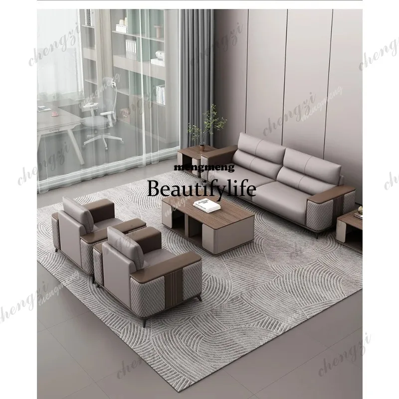

d5556 Boss Leaders Office Sofas Light Luxury High Elegant Office Sofas Integrated Leather Office Furniture Gado Mai Matasai