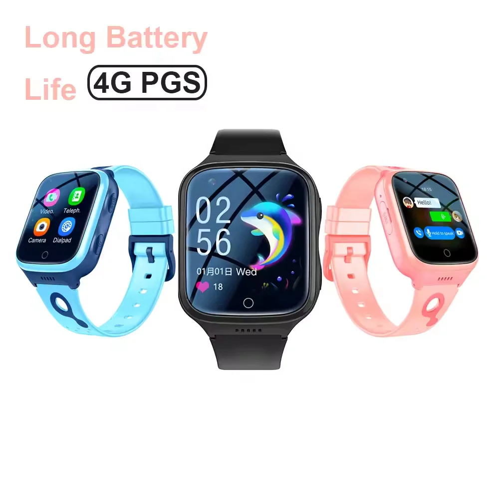Q19 Kids smartwatch rohs ce 4g Global Positioning System smartwatch simkaart SOS video-oproep informatie jongens en meisjes