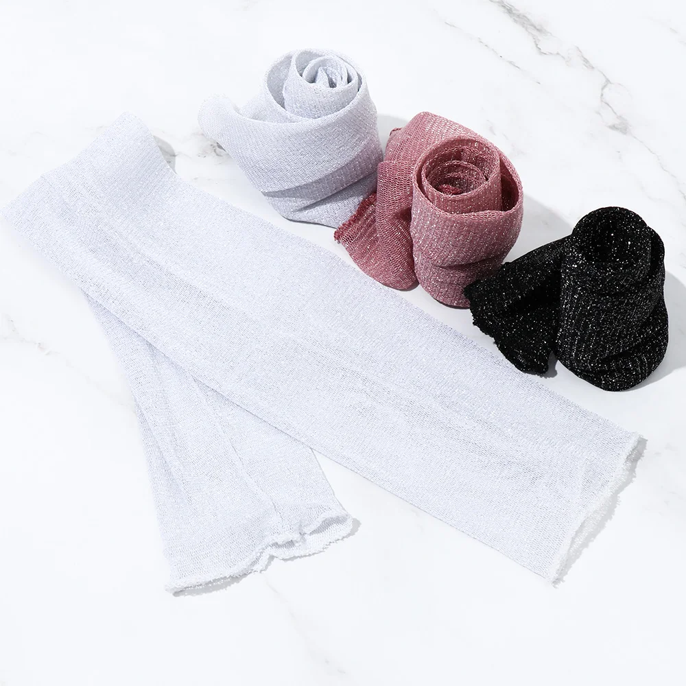 Cycling Bike UV Arm Warmers Thin Sunscreen Long-Sleeved Driving Gloves Mesh Lace Gloves Sun Protection Sleeves