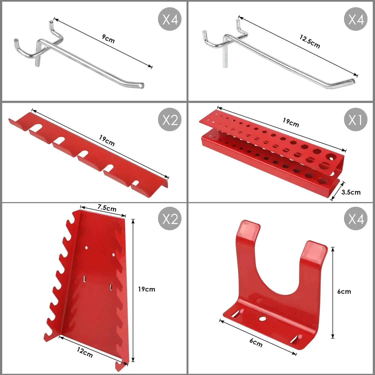 SOARS Porte Outils Mural 120 X 60 CM, Rangement Outils en Métal en 3 Panneaux Perforé avec Kit de 29 Crochets, Stable et Robuste, pour Garage, Atelier, Atelier de Réparation (Noir Orange SOARS Porte Outils Mural 120 X 60 CM, Rangement Outils en Métal en 3 Panneaux Perforé avec Kit de 29 Crochets, Stable et Robuste, pour Garage, Atelier, Atelier de Réparation (Noir Orange