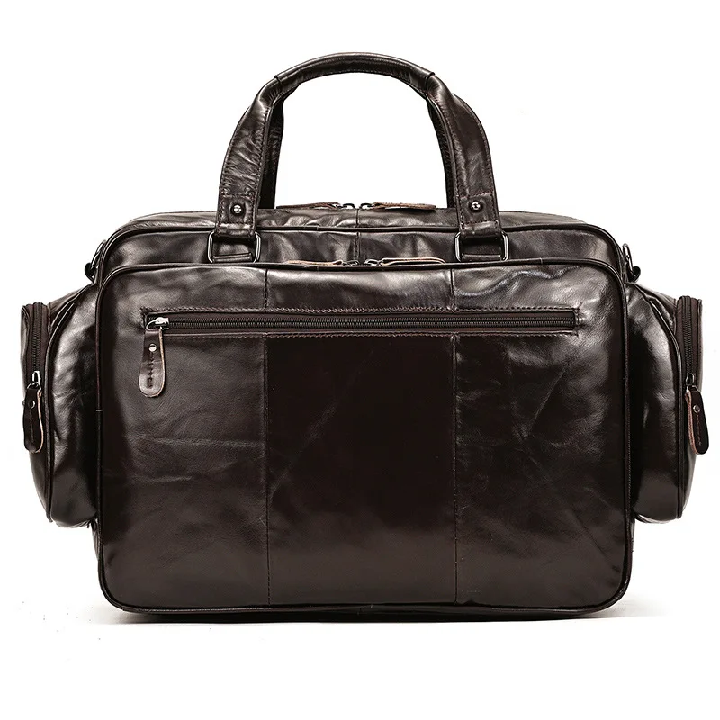Business Multi-functional Briefcases Outdoor Shoulder Man Simple Briefcases Leisure Leather Bags Портфель MHGWB