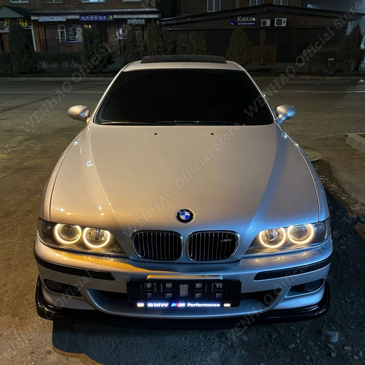 HAN Style Front Bumper Lip for BMW E39 5 Series M5 M Pack 1996-2003 M Sport Splitter Diffuser Spoiler Custom Body Kits Tuning