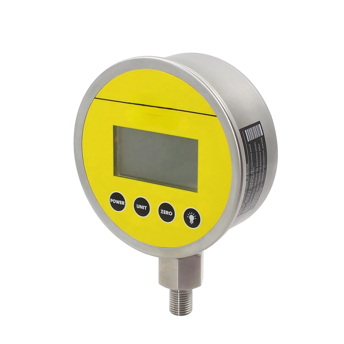 Manometer Liquid Filled Pressure Gauge Digital hydraulic pressure gauge for pressure gauge