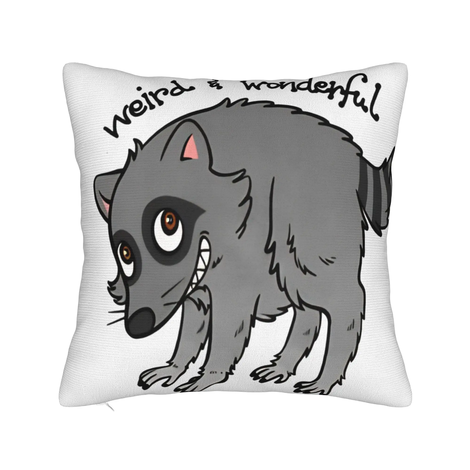 Weird and Wonderful Jimothy Raccoon Pillowcases  Cute Funny Pillow Case For Office Car Home Decor Custom Pillow Cover
