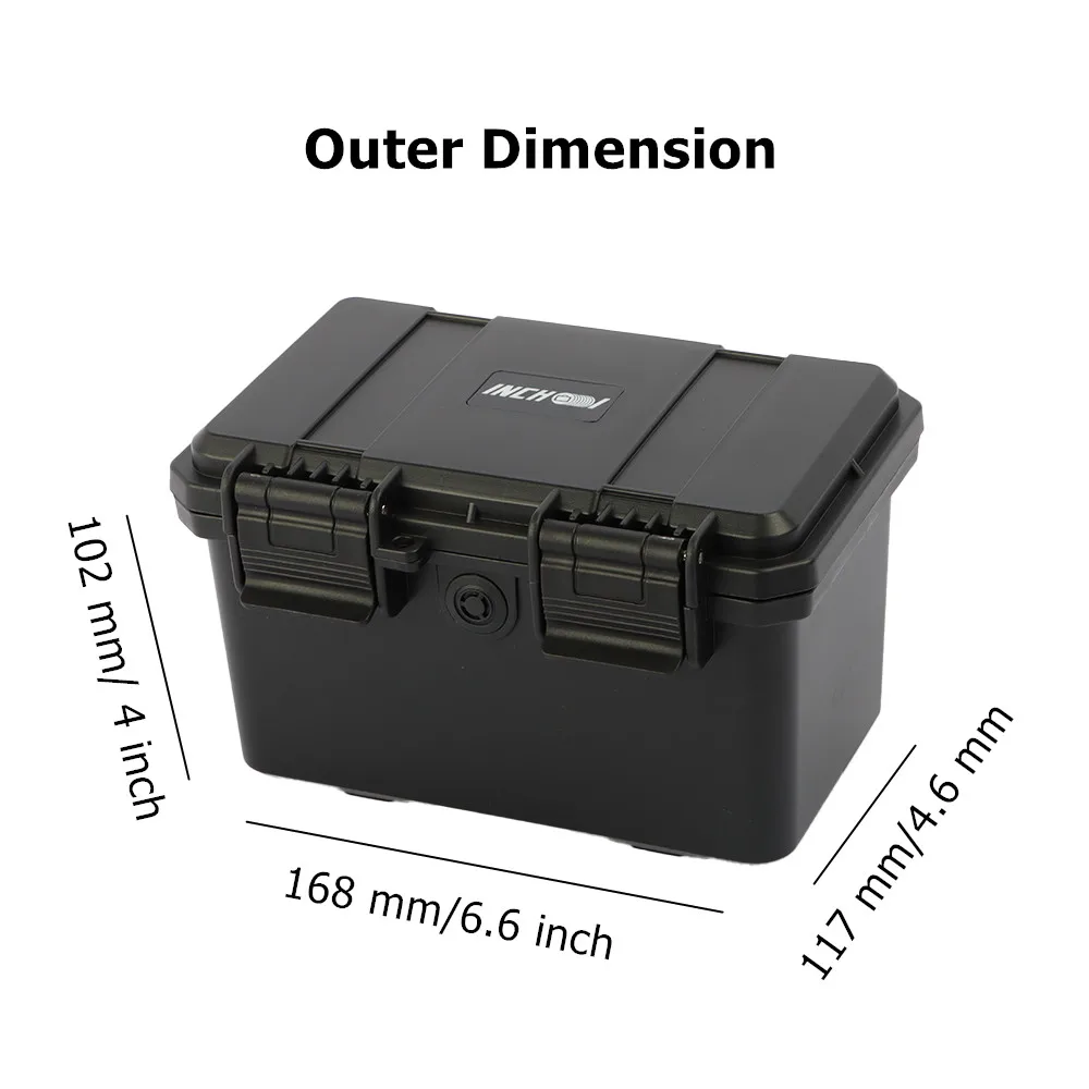 IP67 Waterproof Tool Box PP Plastic Tool Case Internal 150x85x94mm With Foam Hard Case Storage Toolbox Protective Case Toolbox