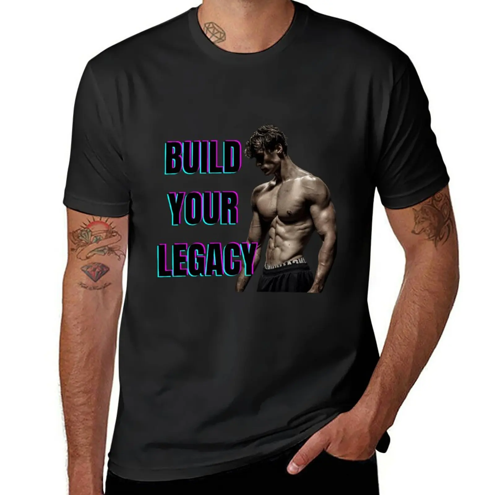 

New BUILD YOUR LEGACY DAVID LAID T-Shirt Oversized t-shirt plain t-shirt anime Men's t-shirts