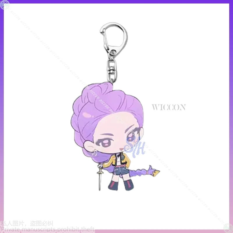 Anime Movie Kpop Demon Huntrix Cosplay Rumi Wigs Ponytail 105cm Long Purple Jirai Kei Girls Korea Idol Heat Wig 코스프레 Halloween