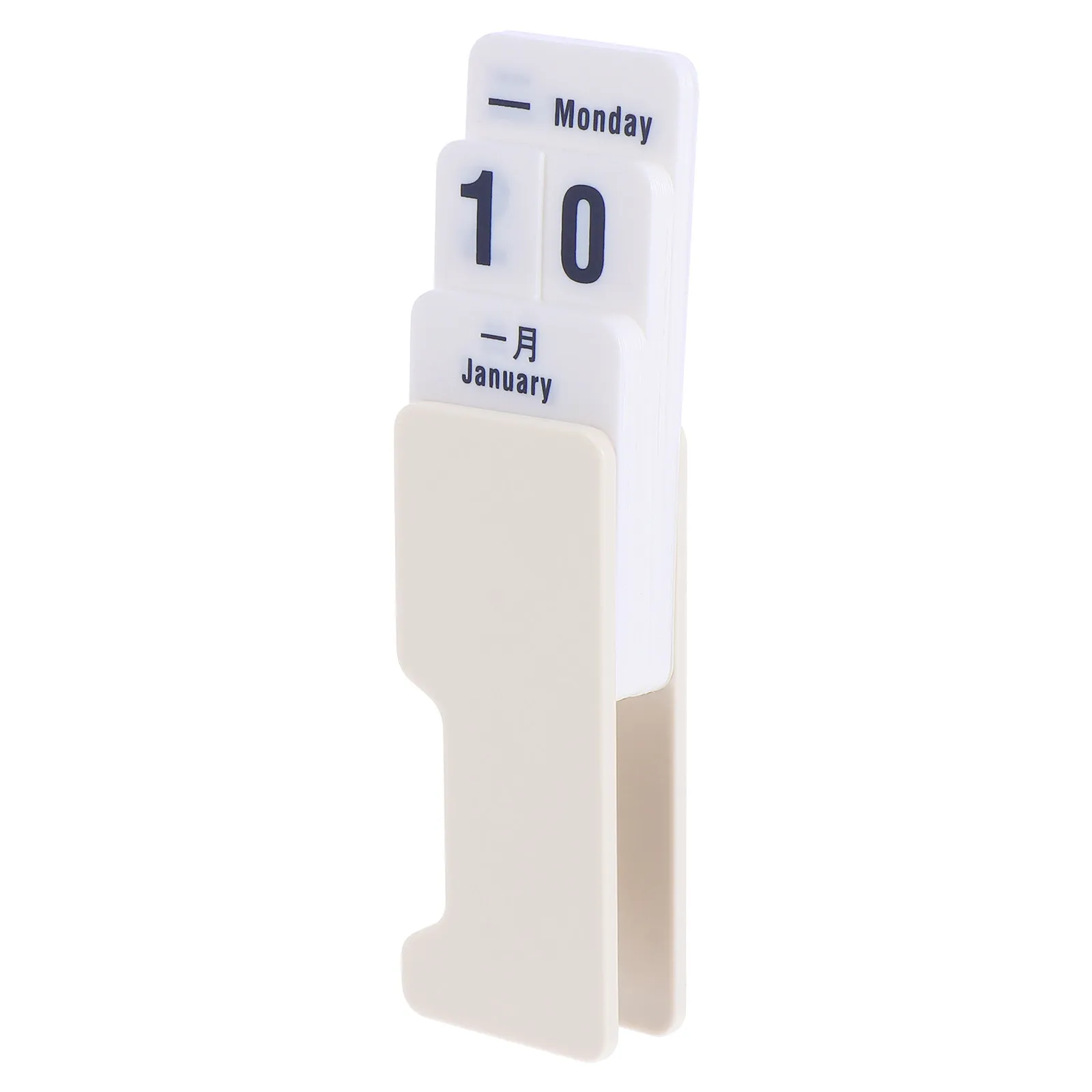 Desktop Calendar Creative Table Nordic Style Tabletop Perpetual Manual Paging for Dorm Practical Decor