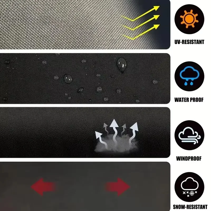 Oxford Cloth Grill Cover, Protective Cover, Also Suitable for RV Outdoor Camping Picnic BBQ Tools and Accessories - view 3