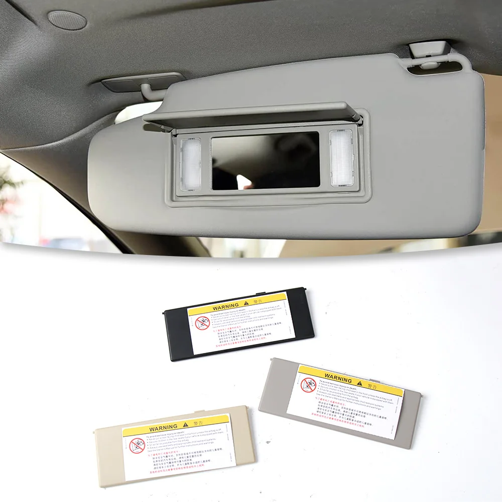 Replacement Vanity Mirror Cover for Volvo V40 (2013-2018) S60 Sun Visor - Fits OE 31377714-1 Cosmetic Mirror Cap