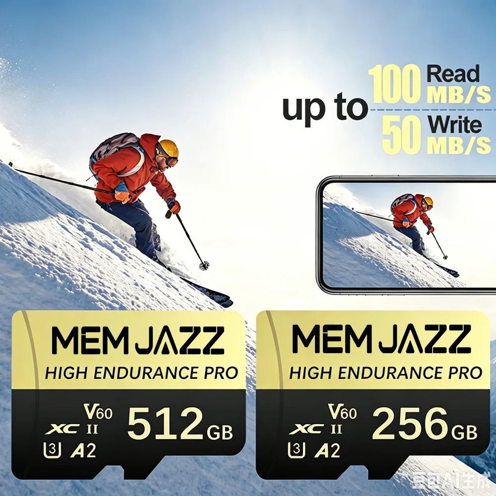 SD Card 256GB 512GB Memory Card Micro TF SD U3 V30 A2 Class 10 High Speed Top Quality For Steam Deck Portable Gaming Expansion - view 4