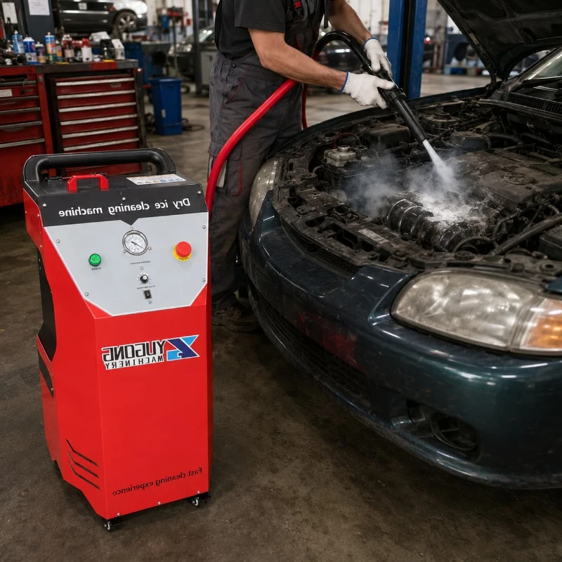 Dry Ice Cleaner Machine Portable Industrial Blaster Customized for Grease Mold Rust Mold Care Service