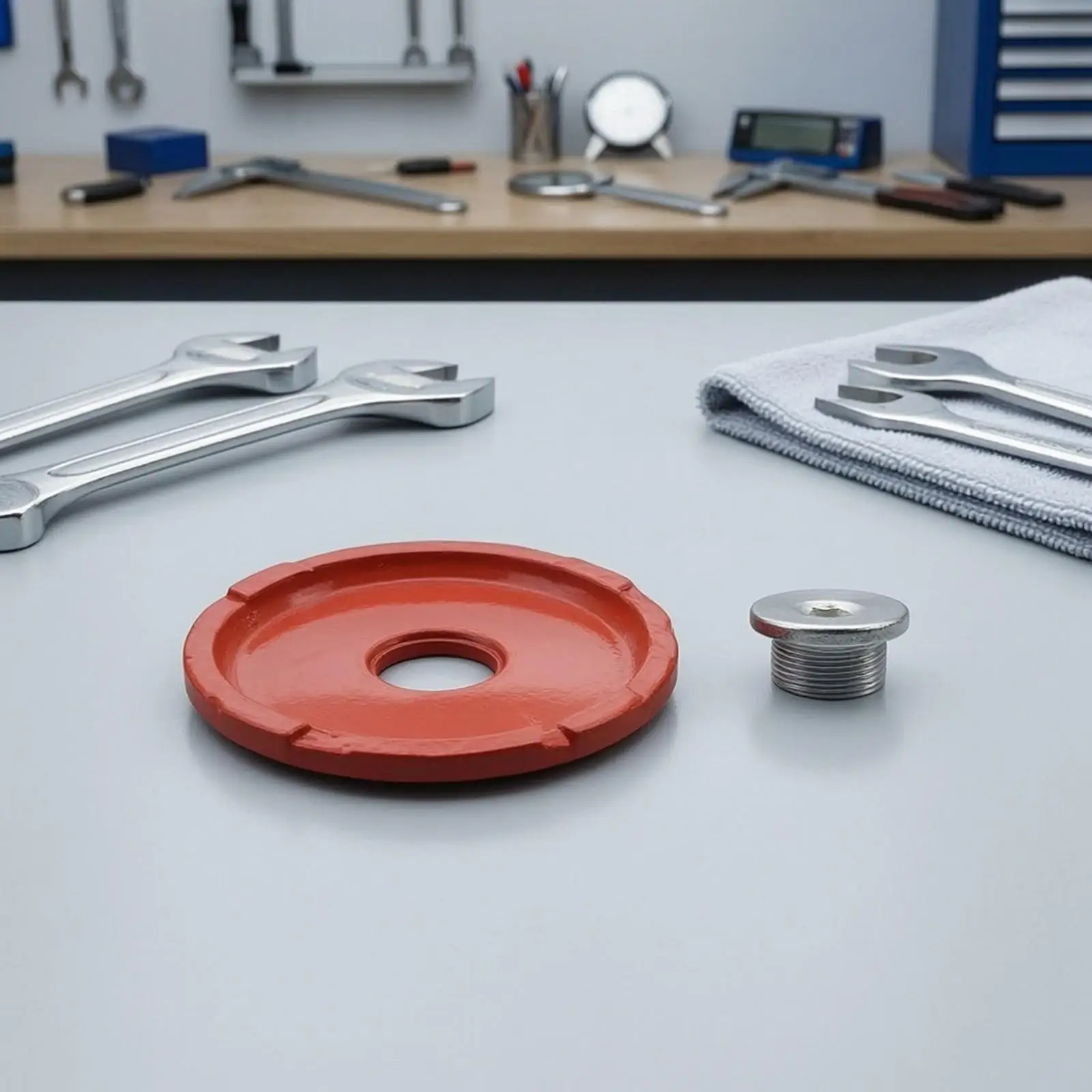 Steel Hydraulic Jack Tray Compatible with Double Pump Horizontal Lifting Equipment Spare Component