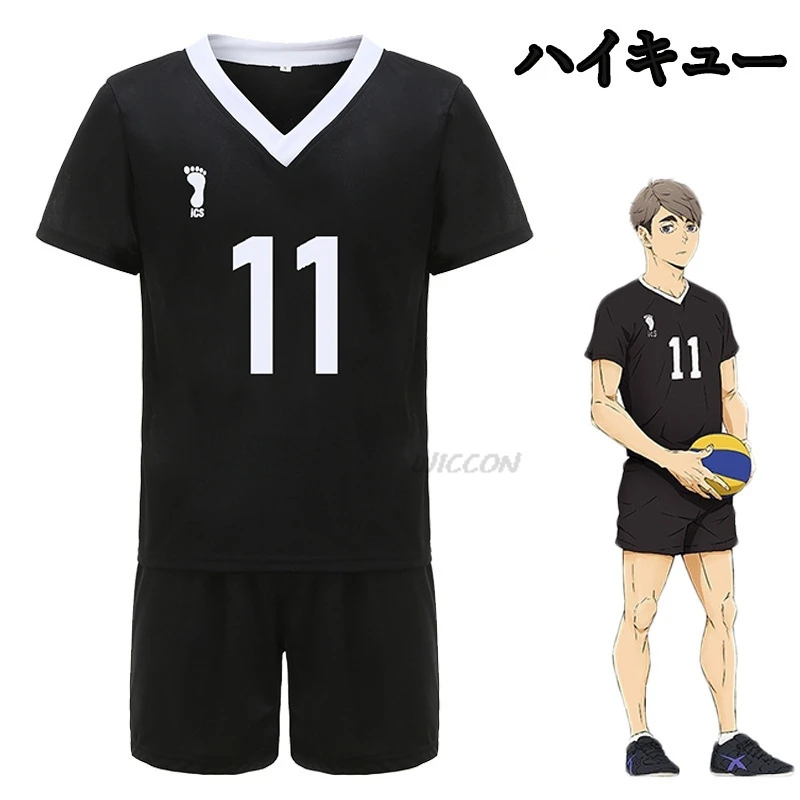 Anime Vôlei Uniforme da equipe, Miya Atsumu Cos Osamu Sportswear, Inarizaki High School, Kita Shinsuke Rintaro Suna Cos