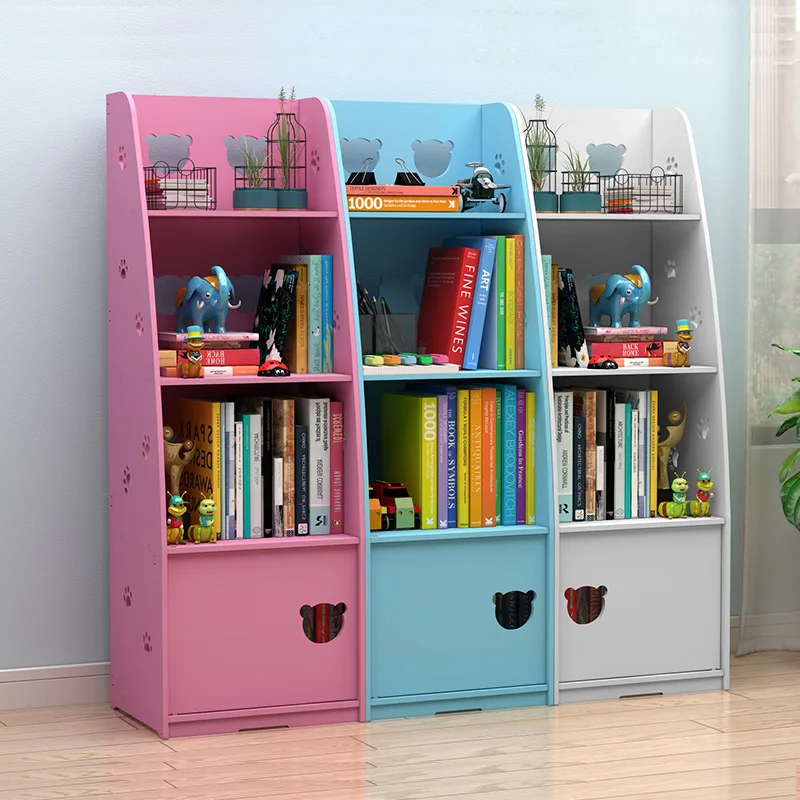 Children's bookshelf Floor-to-ceiling picture book shelf Household simple multi-layer creative bookcase