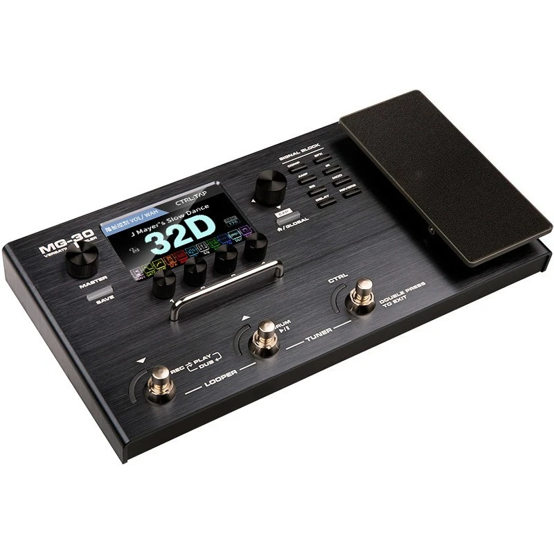 MG30 electric guitar digital integrated effect device bass drum machine loop recording sound card speaker simulation