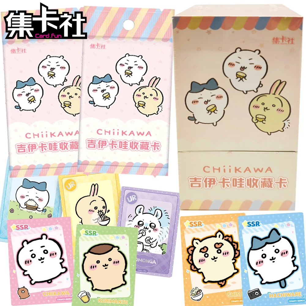 

Genuine Card.fun Chiikawa Collection Cards for Fans Anime Comic Happy Daily Time Figure Freeze-frame Cards Cartoon Lovely Gifts