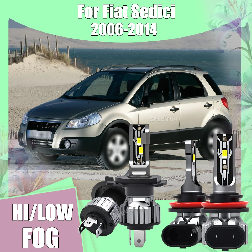 

High-Performance H4 H11 CSP 12V IP68 Headlight Fog Light Compatible For Fiat Sedici 2006 2007 2008 2009 2010 2011 2012 2013 2014