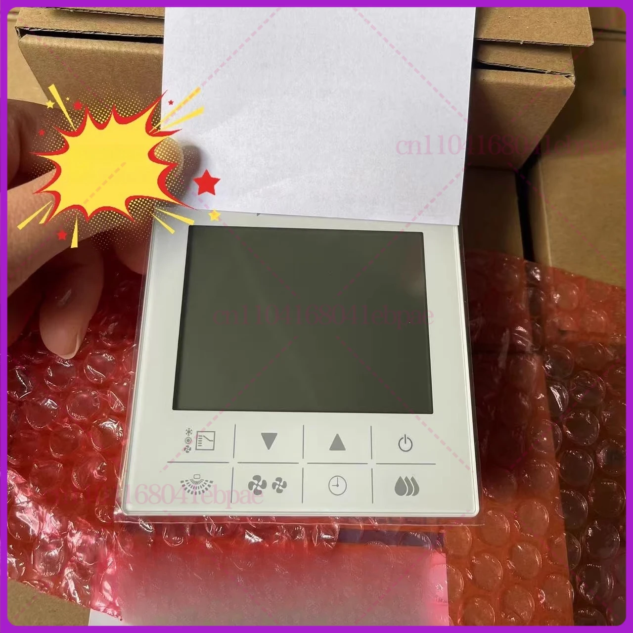 لوحدة تحكم سلك مكيف الهواء المركزي Daikin BRC1H611 الجديدة 86 لوحة تحكم باللمس الصغيرة للتحكم عن بعد #5