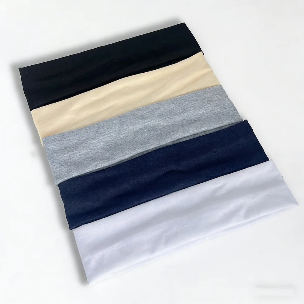 

1Pc / 3Pc Sports Headbands For Men Women Soft & Absorbent Cotton Hairbands For Yoga Fitness Make-up Fashion Headwrap Accessories