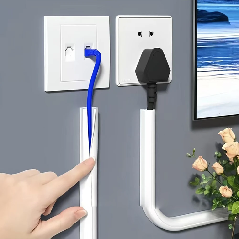 For Home Use Ground Wire Trough PVC Wire Channel Conceal And Protect Cables Resistant To Stepping Compression Resistant