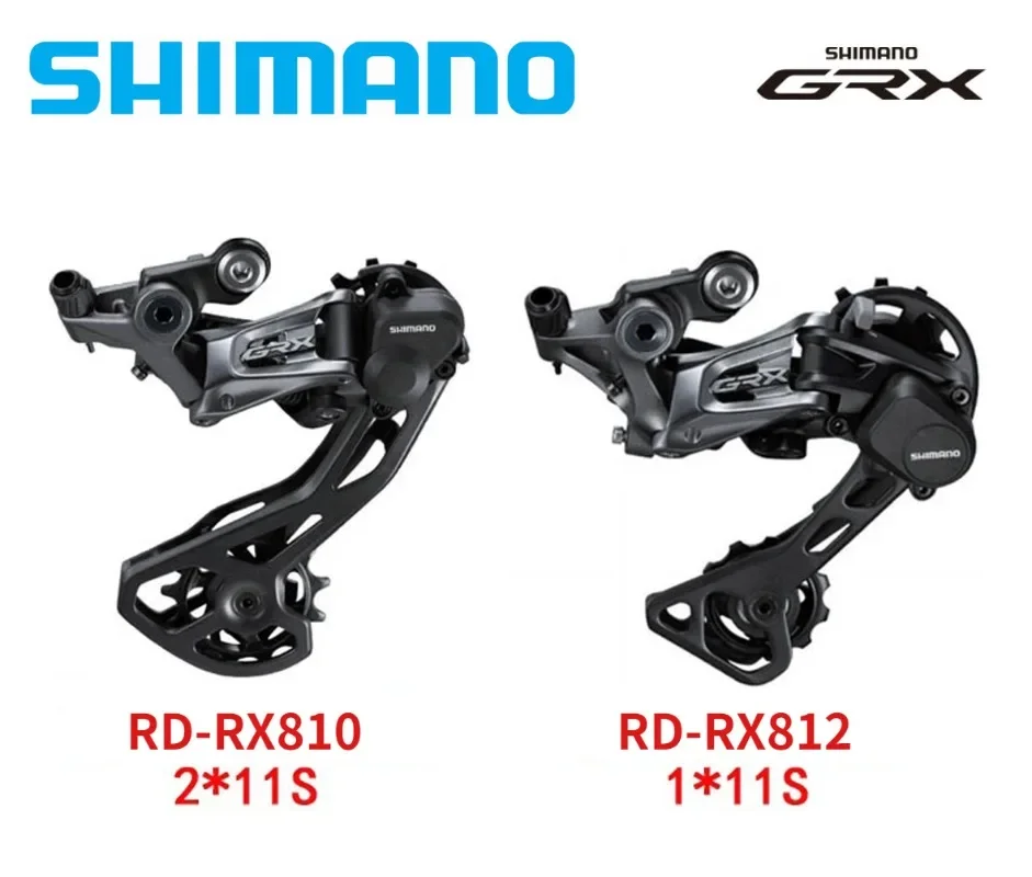 ShImano GRX RD-RX812 11 Speed RD-RX810 GS Long Cage Road Bike Rear Derailleur for RX800 R8000 R7000 Cassette Groupset