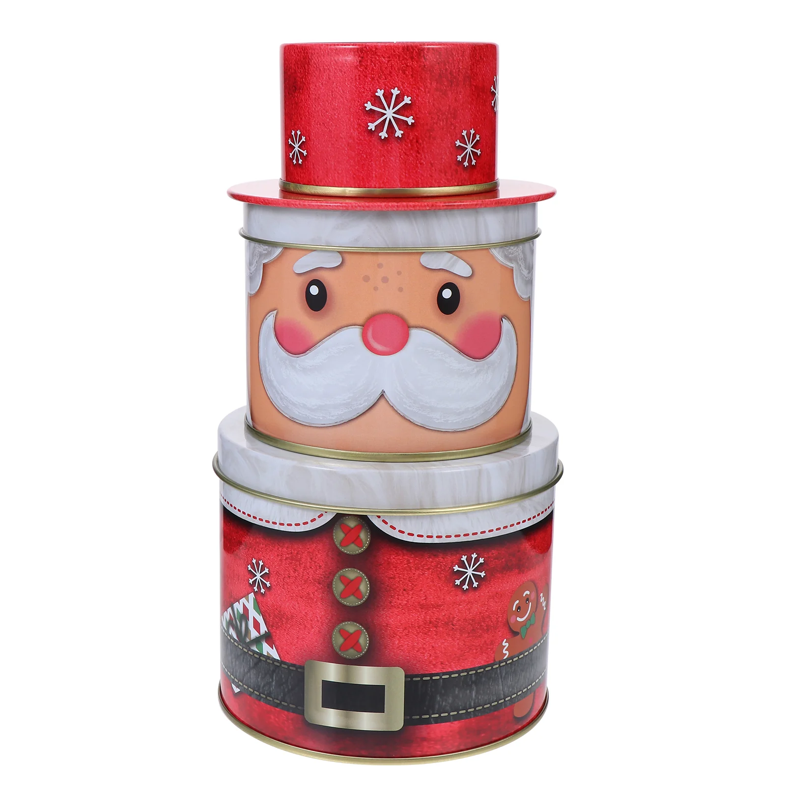 

Decorations Christmas Tin Box Baby Gifts Biscuit Tins with Lids Tinplate Cookie Boxes