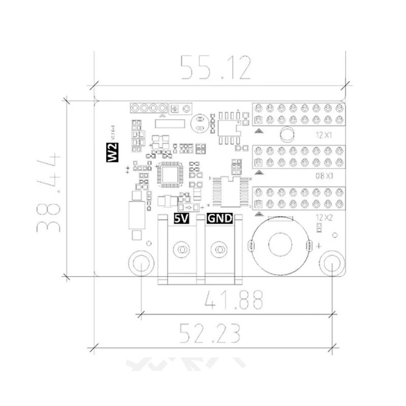 Huidu Single Dual Color WIFI Control Card HD-W2 Use For P10 Single Color Led Module Display Screen Advertising sign control card