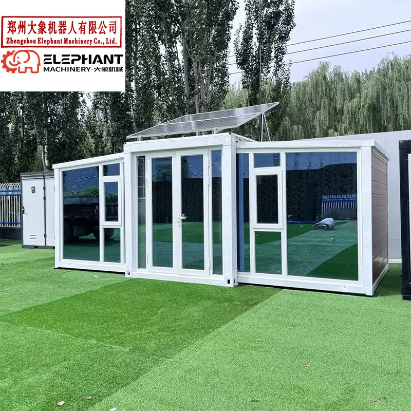 Factory Direct Supply Modular House Tiny Home Prefab Steel Sandwich Panel 2 Bedroom Expandable Container House Prefabricated