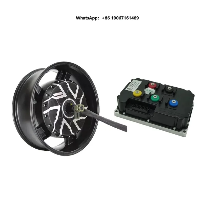 QS QS273 17X6.0inch 12000W V4 96V 157kph Motor ND96850 Far Driver Controller for Electric Motorcycle New Condition