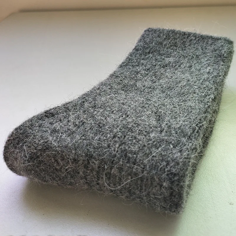 

Sock Leisure Ankle Crew Fuzzy Rabbit Wool Women Winter Thickened Warm Fleece mid-calf Super Thick Cashmere Winter B2W40