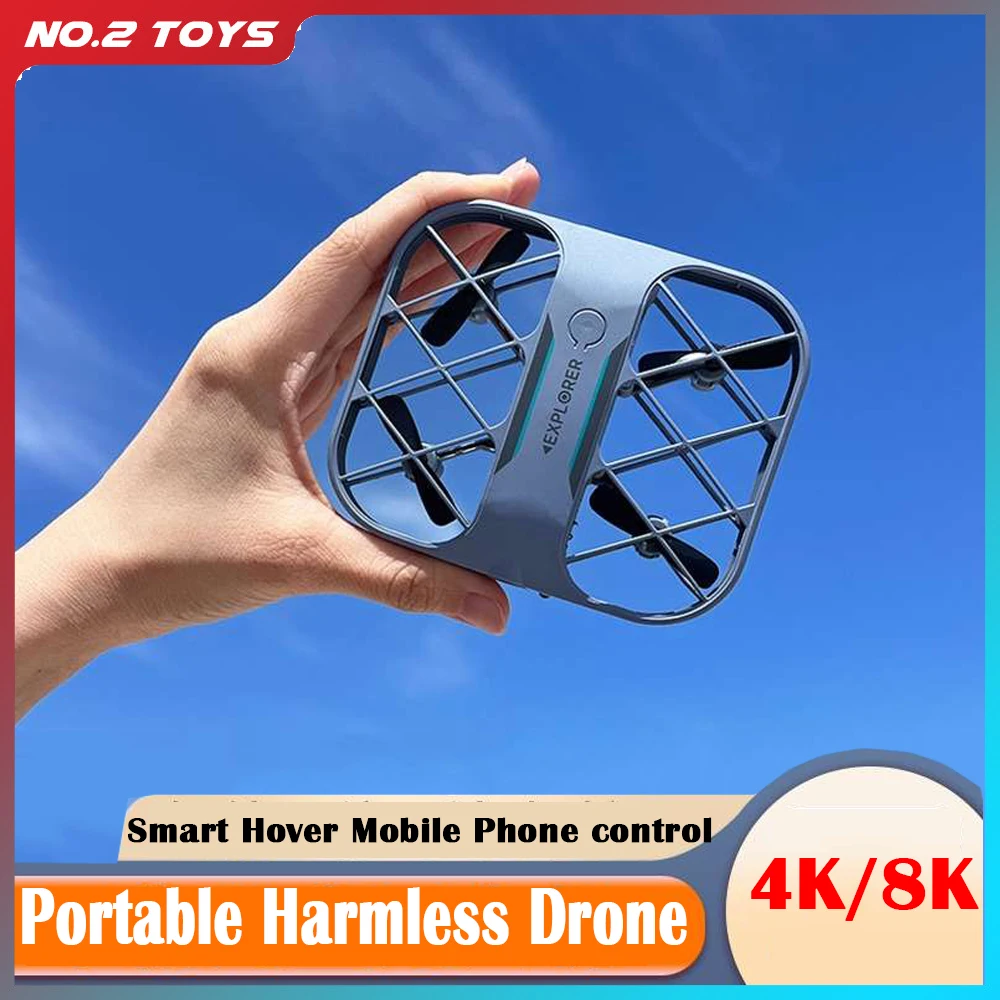 JJRC H107 Grid 4K Real-time Image Transmission Mini Pocket Small Quadcopters Remote Control Plane Drone Toy for Boys Girls Gift