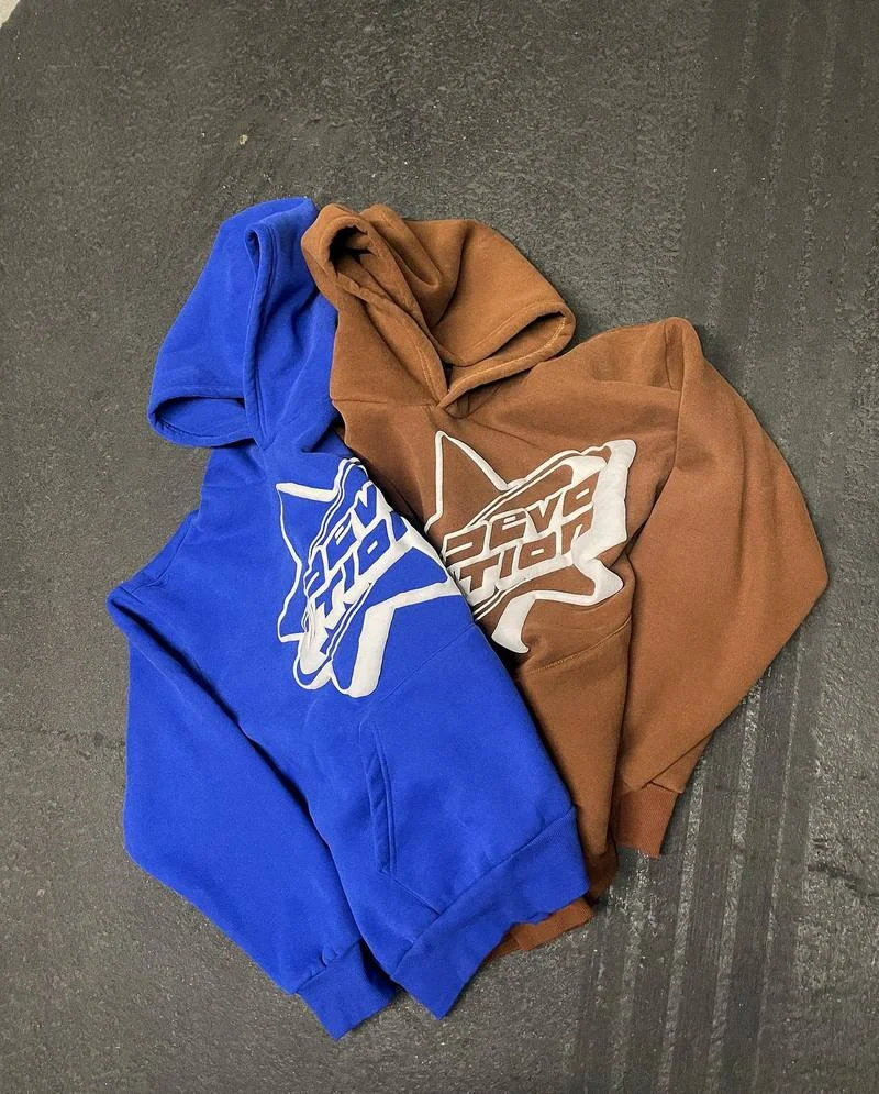 Oversized Goth hoodie streetwear Spring Y2K Goth punk Harajuku Alphabet full zipper hoodie women\'s casual loose sweatshirt