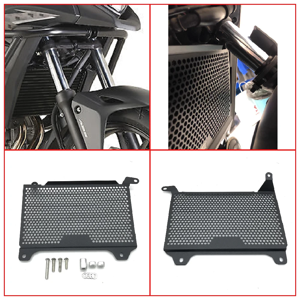 Fits for Honda NX500 ABS CB500X CB400X CB 500X 400X 2019-2025 Motorcycle Engine Radiator Grille Guard Cooler Protector Cover