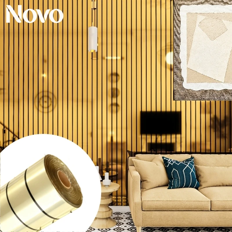 3D Groove Luxury Self-Adhesive Wallpapers Home Decor PVC Waterproof Removable Wall Stickers for Kitchen Bedroom Wall Cladding