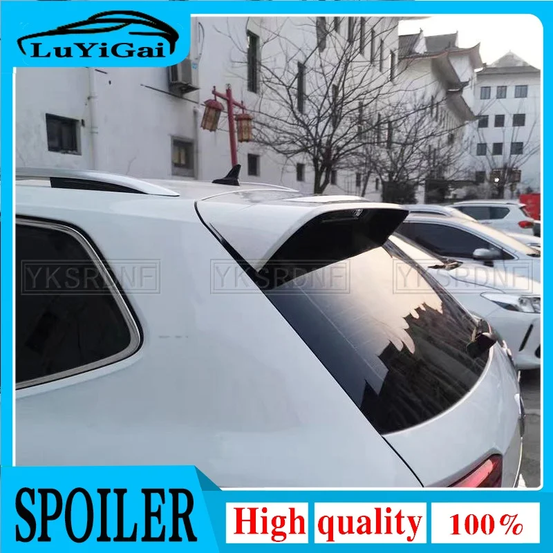 For Volkswagen Tiguan L Spoiler 2017-2021 Tiguan L High Quality ABS Material Car Rear Wing Primer Color Rear Spoiler