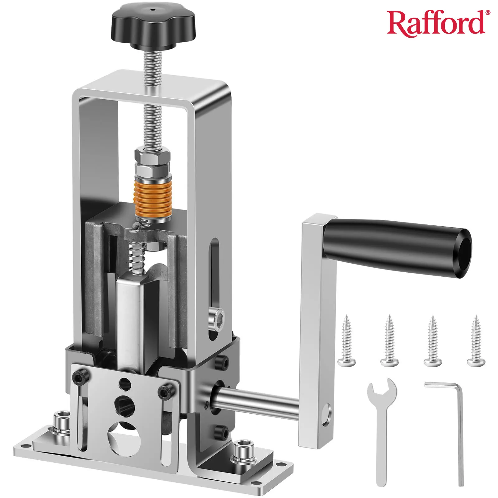 Rafford 1-25mm Dual-Power Wire Stripper | Manual/Drill-Driven Scrap Copper Cable Peeler | Heavy-Duty Portable Recycling Tool