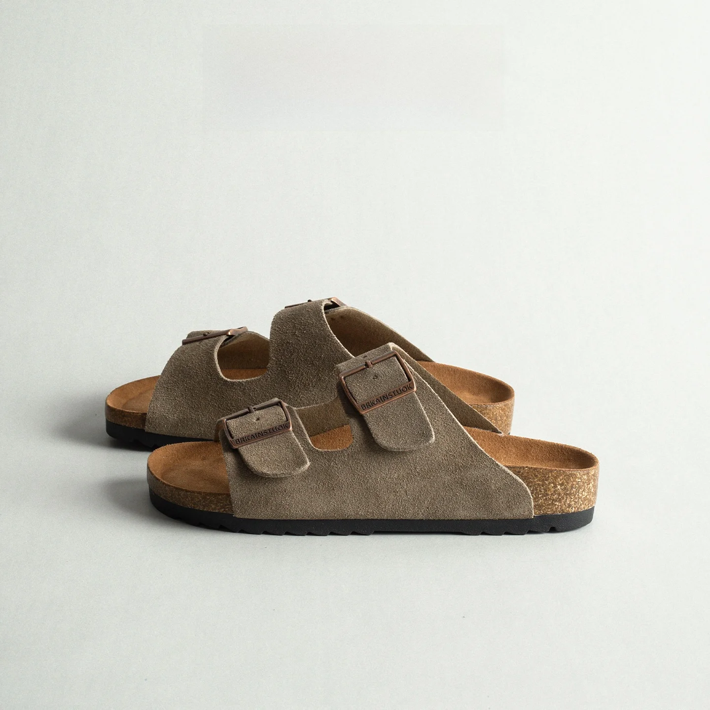 

Genuine Leather Vintage Thick Bottom Cork Women's Spring Summer Outdoor Wear Versatile Open Toe Casual Beach Birk...